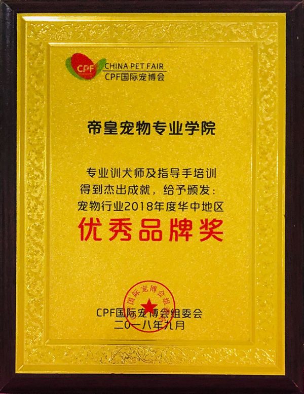 优秀品牌奖