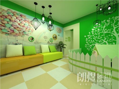 个性宠物店铺装修设计效果图