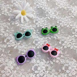 宠物可爱眼镜小夹子狗狗卡通发夹泰迪约克夏头花马尔济斯发饰品