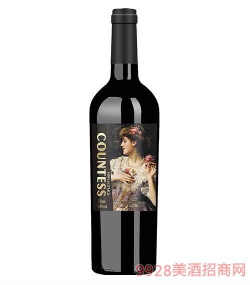 澳大利亚伯爵公主臻选干红葡萄酒15.5度750ml
