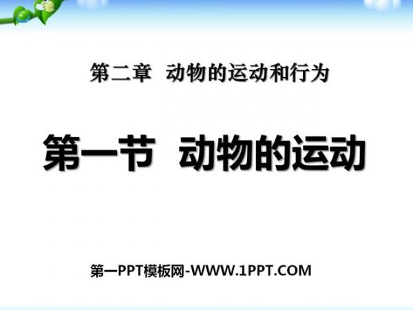 《动物的运动》动物的运动和行为PPT课件8