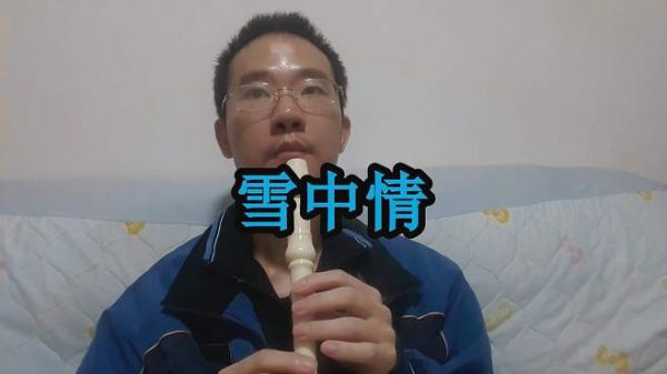 竖笛演奏杨庆煌老歌《雪中情》,《雪山飞狐》片头曲,带歌唱