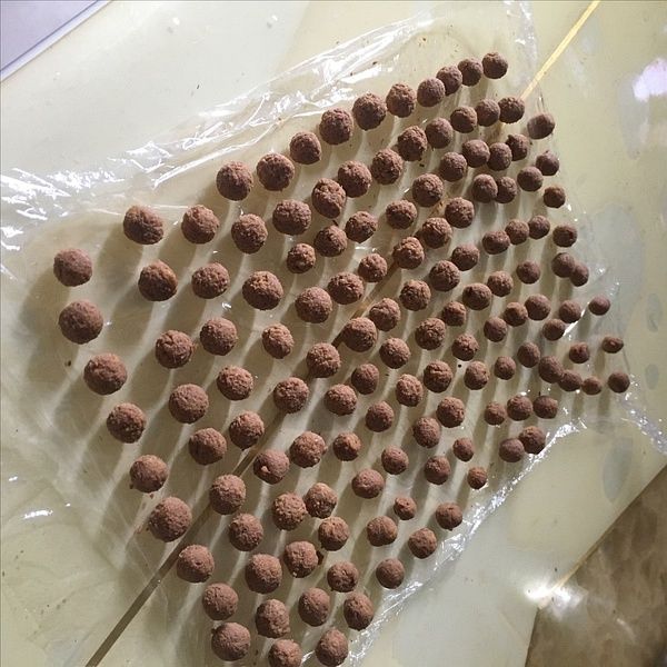搓成小球球