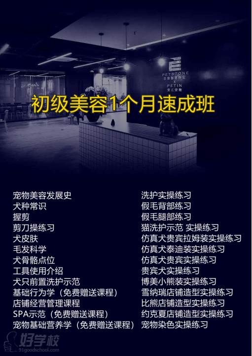 上海百彤宠物美容课程展示