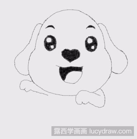 教你画奔跑的小狗