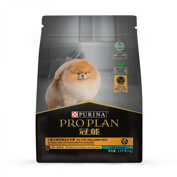 冠能狗粮小型犬成犬泰迪贵宾比熊法斗吉娃娃雪纳瑞通用狗粮2.5kg 7kg包良好消化全价粮 小型成犬全价粮2.5kg