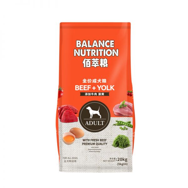 麦富迪狗粮20kg蛋黄佰萃成犬粮40斤装泰迪金毛比熊通用型大小型犬
