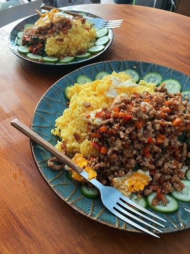 Homemade！想了又想的打抛猪肉饭！