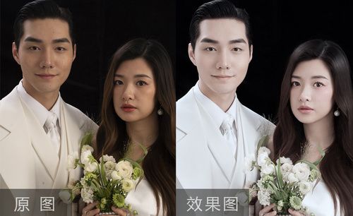 PS-高定婚纱照色彩详解