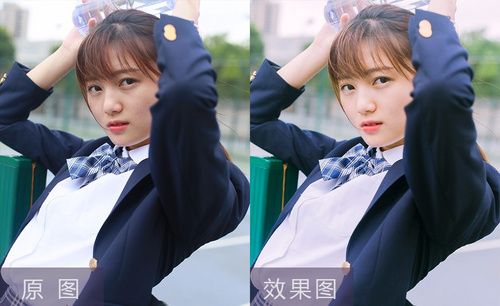 LR+PS-通透的清新校园风 制服少女