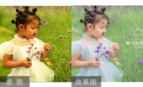 PS-儿童小清新外景后期修片