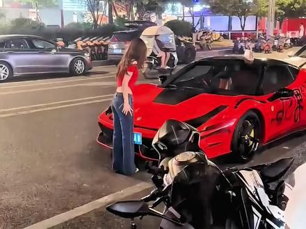 丸辣，又一个小仙女被渣了！#法拉利458