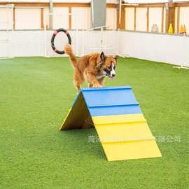 跨境木制警犬训练板搜救犬体能敏捷训犬用品木制训狗障碍A字板