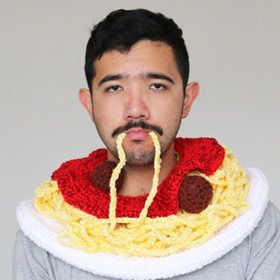 在Instagram走红 男子用毛线演绎emoji表情