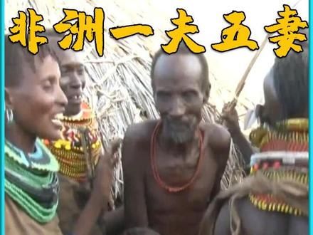 非洲原始部落58岁老汉娶了五个老婆 每天睡觉之前老婆们都要争吵 娶老婆彩礼是50头山羊#非洲原始部落 #一夫多妻 #纪录片解说