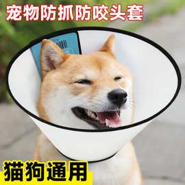 宠物猫狗伊丽莎白圈 宠物防护罩保护套 伊丽沙白防咬圈美容罩项圈