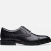 Clarks 其乐 男式 Un Hugh 帽子黑色皮革正装牛津鞋