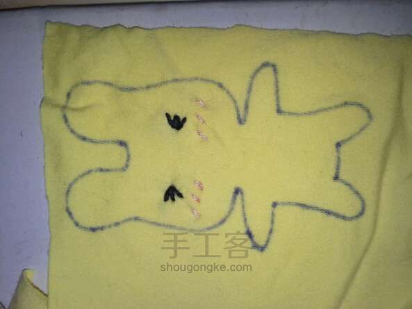 小兔纸挂饰 第3步