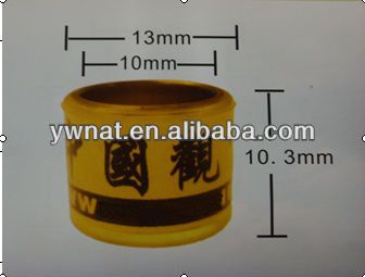 新型塑料识别宠物脚环，鸟环/鹦鹉环/猪环，鸟环