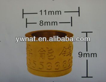 新型塑料识别宠物脚环，鸟环/鹦鹉环/猪环，鸟环