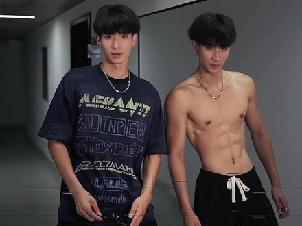 左面弟弟右面哥哥 你喜欢哪个#禁欲系 #185 #腹肌