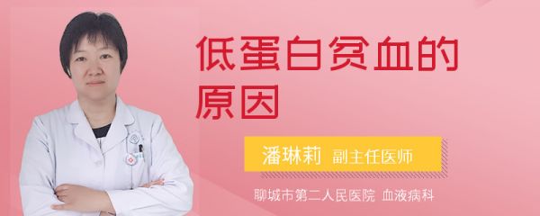 低蛋白贫血的原因