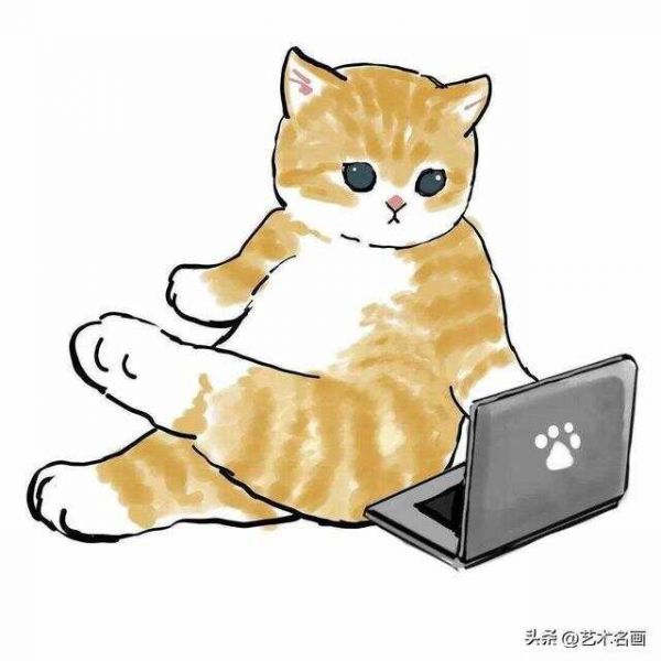 温馨而虐心的软萌猫咪|日本插画师mofu_sand作品欣赏