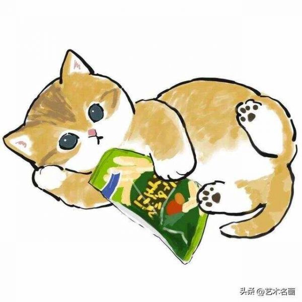 温馨而虐心的软萌猫咪|日本插画师mofu_sand作品欣赏