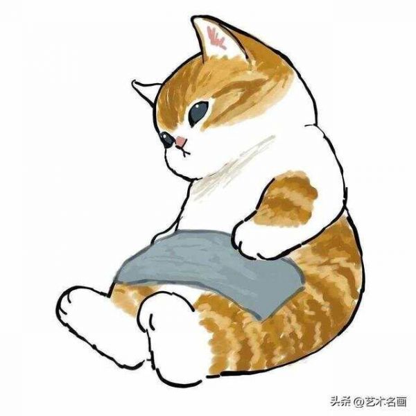 温馨而虐心的软萌猫咪|日本插画师mofu_sand作品欣赏