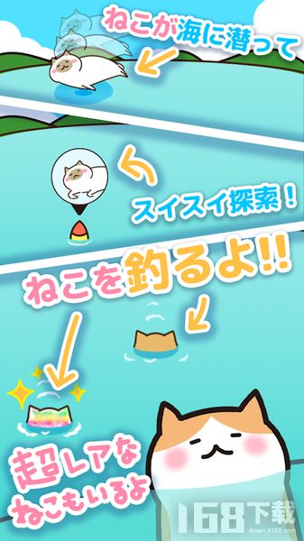 猫咪垂钓