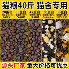 猫粮40斤增肥发腮幼猫粮全价冻干猫粮烘焙粮宠物主粮10斤猫粮批发
