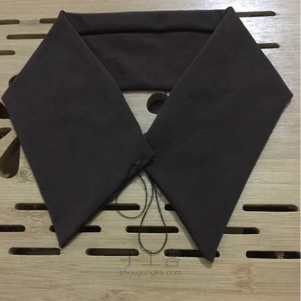 萌萌哒的狗狗领结，简单好学～ 第4步