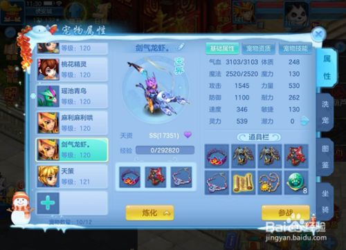 神武2手游宠物新手攻略：耐剑气耐法宠物搭配