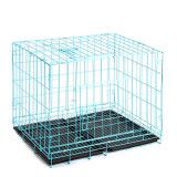 狗笼 狗笼子 中型犬狗笼 宠物笼 狗狗围栏 铁笼 宠物居家用品 特价全国包邮加粗不锈钢色带天窗泰迪猫笼小型犬狗笼子兔