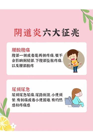 阴道炎的六大征兆