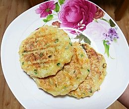 宝宝面食__虾泥山药小饼的做法