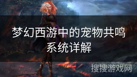 梦幻西游中的宠物共鸣系统详解