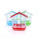30*23*39cm中号鸟笼 房屋型铁丝通用鸟笼 家用带挂钩宠物用品批发