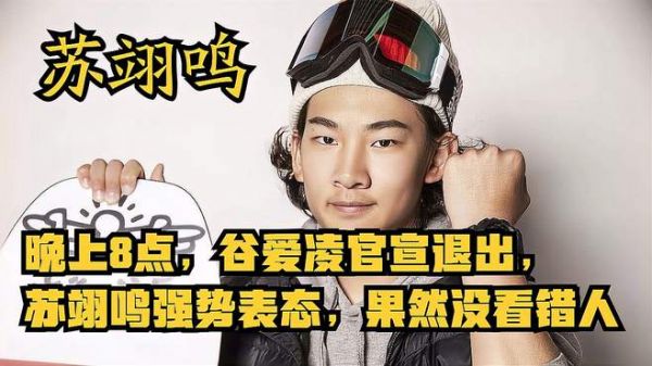 晚上7点,谷爱凌官宣退出,苏翊鸣强势表态,中国队果然没看错人