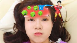 超级英雄魔法冰激凌贩卖机,变身钢铁侠打败细菌救出水果猫公主