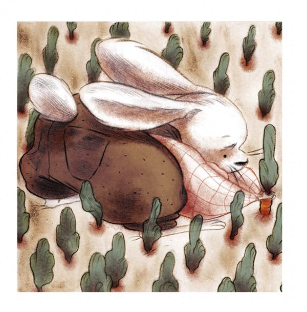 一组可爱风的小动物插画作品，软萌的形象太能俘获人心了
