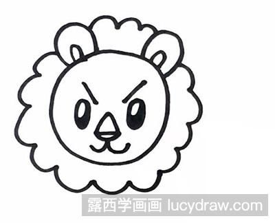 简笔画教程：怎么画可爱的小狮子