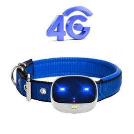 4G宠物定位器防水防盗防丢GPS定位器发光语音呼叫狗狗追踪项圈