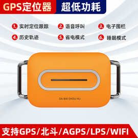 大白守护GPS定位器宠物防丢4G定位器狗狗猫咪防丢失防水追踪项圈