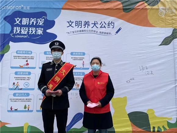 1宣传活动现场。熙美社区供图