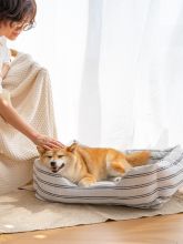 棉麻窝四季通用狗窝宠物垫子狗床狗窝垫柴犬猫窝不可拆洗小型犬