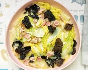 食肉兽的快乐!(生酮keto)低碳者都吃点啥-简单快手的低碳生酮极鲜上汤娃娃菜!生酮即使吃蔬菜也不能输了油脂和饱腹感!的做法 步骤3
