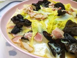 食肉兽的快乐!(生酮keto)低碳者都吃点啥-简单快手的低碳生酮极鲜上汤娃娃菜!生酮即使吃蔬菜也不能输了油脂和饱腹感!的做法 步骤5