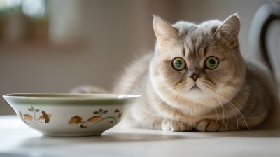 胖猫呆萌眼神图片