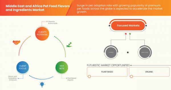 Middle East and Africa Pet Food Flavors and Ingredients Market